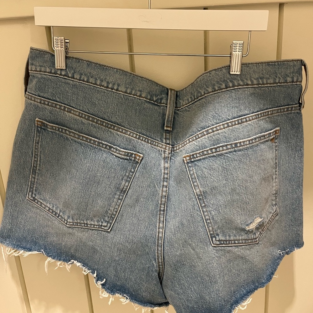 Classic Blue Denim Women's Shorts - Picture 3 of 6